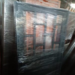 Portón metálico Bancario